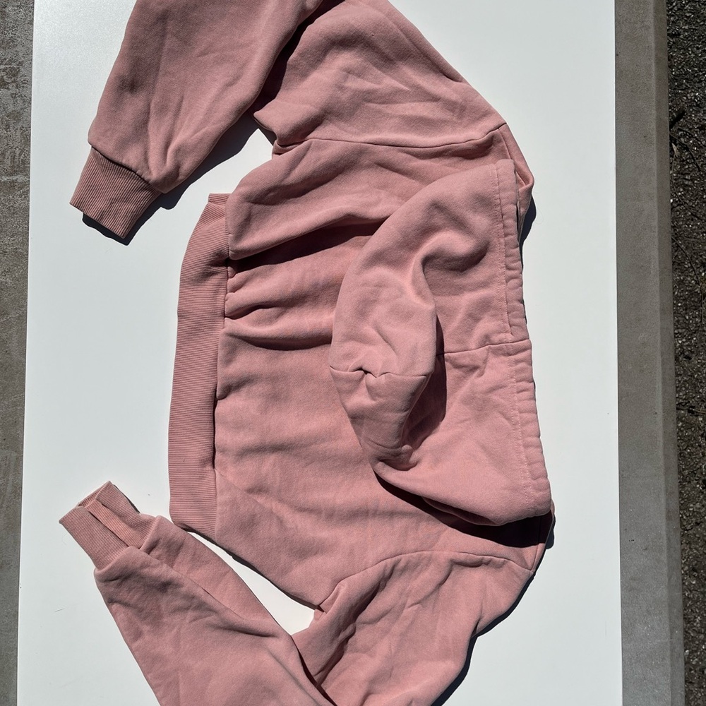 H&M Pink Pullover Hoodie